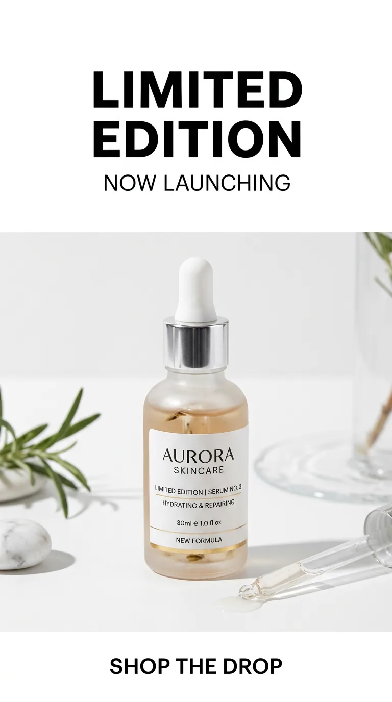 Skincare limited edition promo